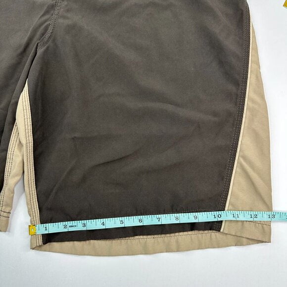 Hurley Men's Brown Tan Surf Swim Board Shorts Size Large/W35.25/L10.5 - Picture 11 of 12